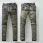 2016 balmain paris biker jeans pas cher an939 gradient mode